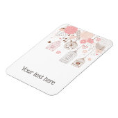 お洒落産パーソナライズされた マグネット (左側)