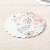 お洒落産 ペーパーコースター (アングル)