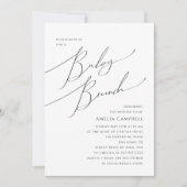 お洒落男女兼用ベビーブランチ招待状 招待状 (正面)