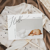 お洒落男女兼用ベビー 案内状