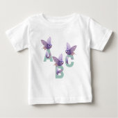 お洒落疑問に思ベビーショートスリーブABC Tシャツ (正面)