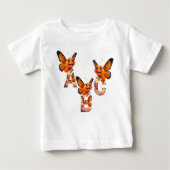お洒落疑問に思ベビーショートスリーブABC Tシャツ (正面)