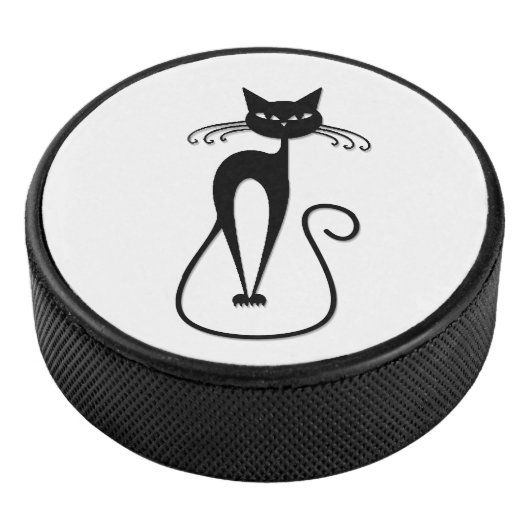 お洒落痩せた黒猫 アイスホッケーパック (3/4)