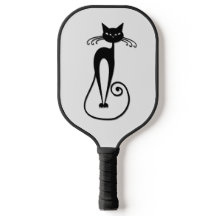 お洒落痩せた黒猫