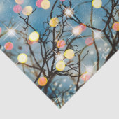 お洒落白熱［赤熱］光を放つクリスマスツリーティッシュペーパー 薄葉紙 (詳細)