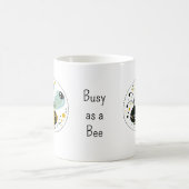 お洒落眠い蜂 コーヒーマグカップ (中央)