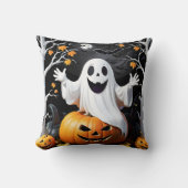 お洒落祝幽霊ハロウィーン クッション (正面)