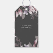 お洒落秋フローラモノグラ結婚ムのギフトラベル ギフトタグ (裏面)