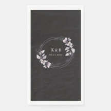 お洒落秋フローラモノグラ結婚ム