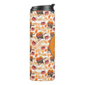 お洒落秋手押し模様 タンブラー (回転左)