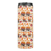 お洒落秋手押し模様 タンブラー (裏面)