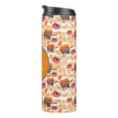 お洒落秋手押し模様 タンブラー (回転右)