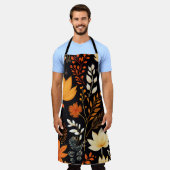 お洒落秋 エプロン (着用した状態)