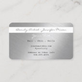 お洒落簡易型クレジッ輝くト 名刺 (裏面)