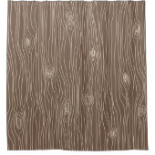 お洒落素朴木林林 シャワーカーテン (正面)