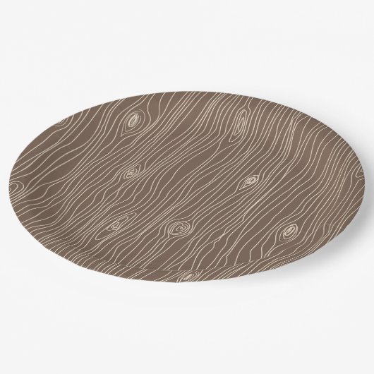 お洒落素朴木林林 ペーパープレート (アングル)