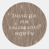 お洒落素朴木林林 ラウンドシール (正面)