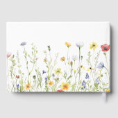 お洒落素朴花結婚の ゲストブック (裏面)