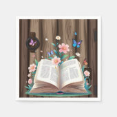 お洒落素朴Storybook Baby Shower スタンダードカクテルナプキン (正面)