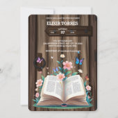 お洒落素朴Storybook Baby Shower 招待状 (正面)