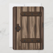 お洒落素朴Storybook Baby Shower 招待状 (裏面)