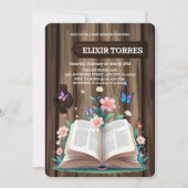 お洒落素朴Storybook Baby Shower 招待状 (正面)