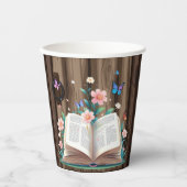 お洒落素朴Storybook Baby Shower 紙コップ (正面)