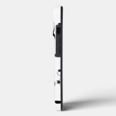 お洒落細い黒猫パターン Case-Mate iPhoneケース (裏面 / 左)