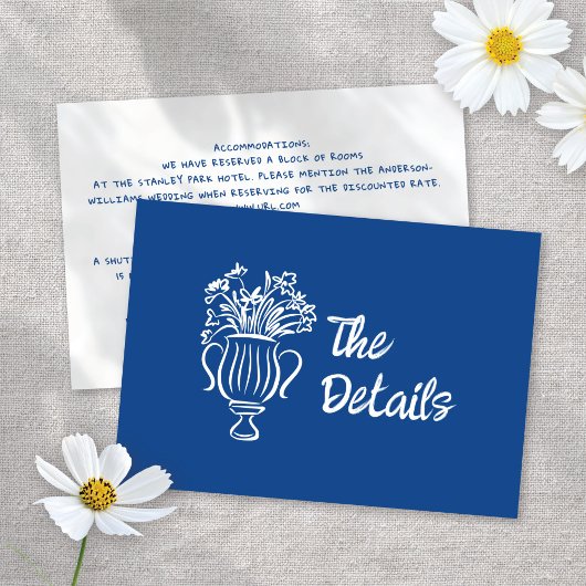 お洒落結婚図解入りの、写真付きのフローラ詳細情報 エンクロージャーカード