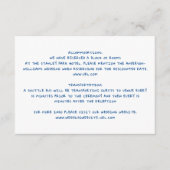 お洒落結婚図解入りの、写真付きのフローラ詳細情報 エンクロージャーカード (正面)