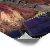 お洒落結婚夫婦のポスターおもしろい ポスター (角)