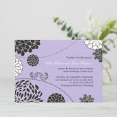 お洒落結婚式招待状 招待状 (スタンド正面)