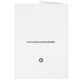 お洒落結婚感謝 |花模様、ホイフェイクル (裏面)