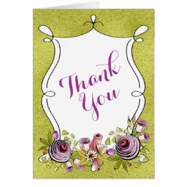 お洒落結婚感謝 |花模様、ホイフェイクル