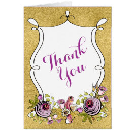 お洒落結婚感謝 |花模様、ホイフェイクル