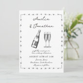 お洒落結婚 招待状 (スタンド正面)
