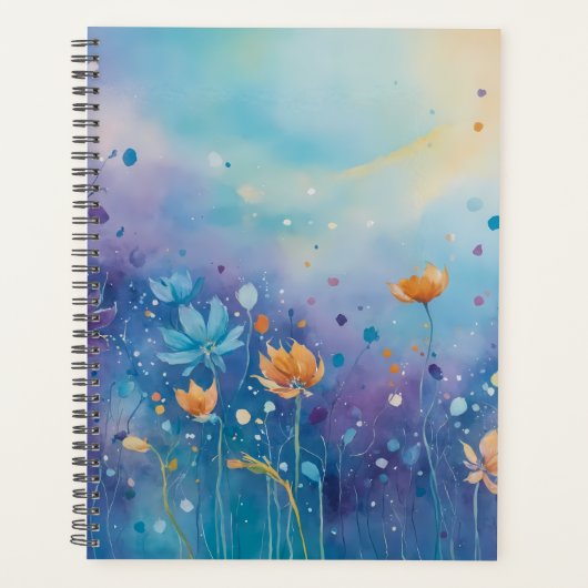 お洒落絵を描花鮮やか畑 プランナー手帳 (正面)
