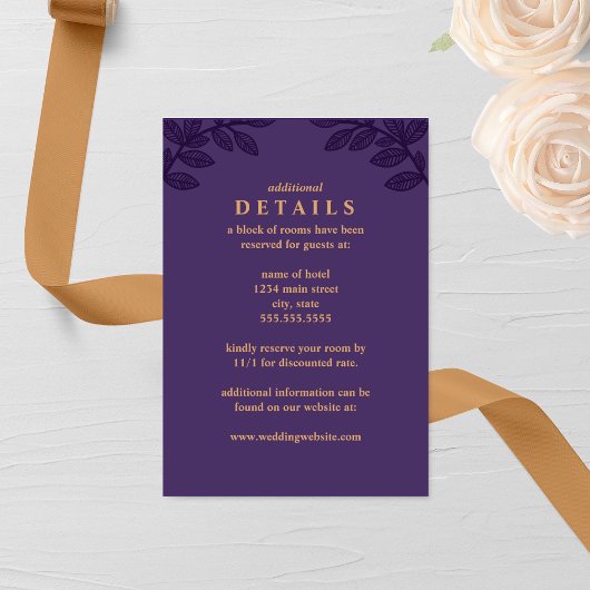 お洒落線離れ結婚の エンクロージャーカード