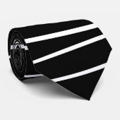 お洒落線(黒) ネクタイ (ロール)