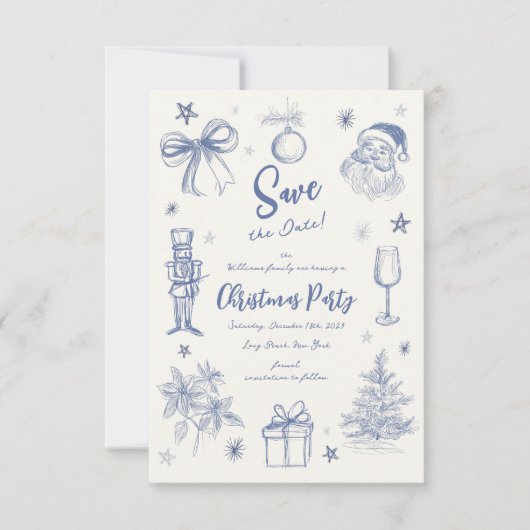 お洒落聖降誕祭パーティー セーブザデート (正面)