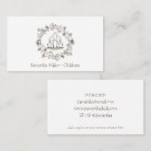 お洒落育児又はベビーシッター 名刺 (正面/裏面)