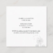 お洒落育児名刺 スクエア名刺 (裏面)