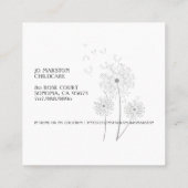 お洒落育児名刺 スクエア名刺 (裏面)