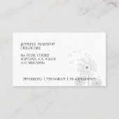 お洒落育児名刺 名刺 (裏面)