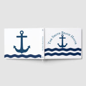 お洒落航海のカスタムいかり ゲストブック (全面)