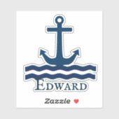 お洒落航海のカスタムいかり シール (シート)