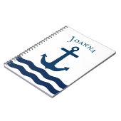 お洒落航海のカスタムいかり ノートブック (左側)