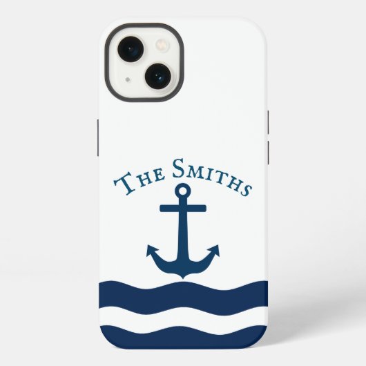 お洒落航海のカスタムいかり iPhoneケース (裏面)