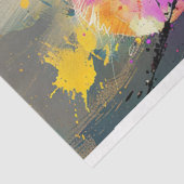 お洒落色彩の鮮やか抽象芸術 薄葉紙 (詳細)