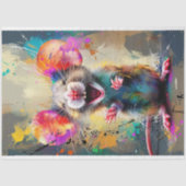 お洒落色彩の鮮やか抽象芸術 薄葉紙 (正面)